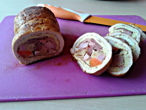 Morčacie prsia plnené údenou šunkou (fotorecept) - obrázok 11