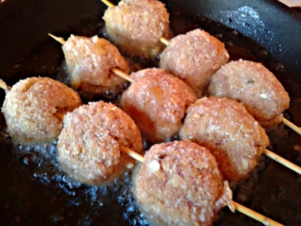 Miniguľky na špízoch (fotorecept) - obrázok 3