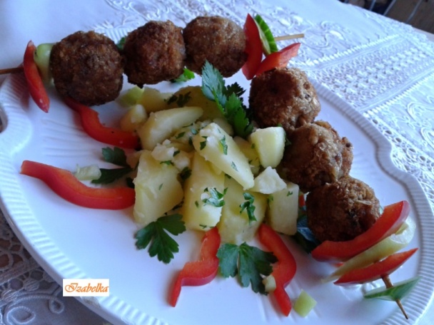 Miniguľky na špízoch (fotorecept) - obrázok 4