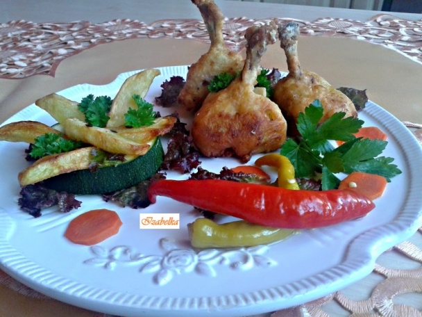 Budzogániky z kuracích krídiel vyprážané v tekvicovom cestíčku (fotorecept) - obrázok 5