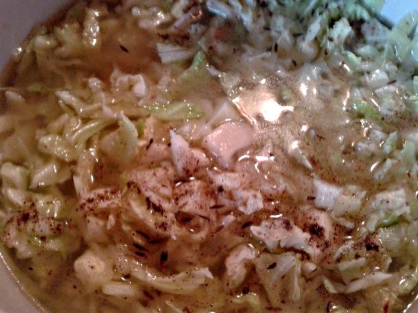 Kelový prívarok s kuracími pečienkami na slaninke (fotorecept) - obrázok 6