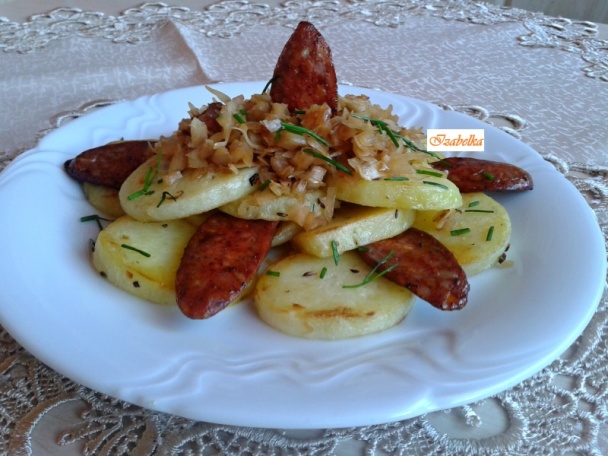 Opekané zemiaky s kapustou (fotorecept) - obrázok 7