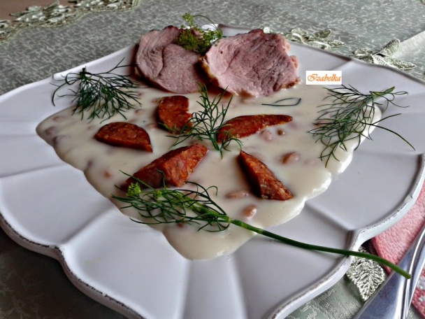 Prívarok z vylúskanej čerstvej fazule s údeninou (fotorecept) - obrázok 5