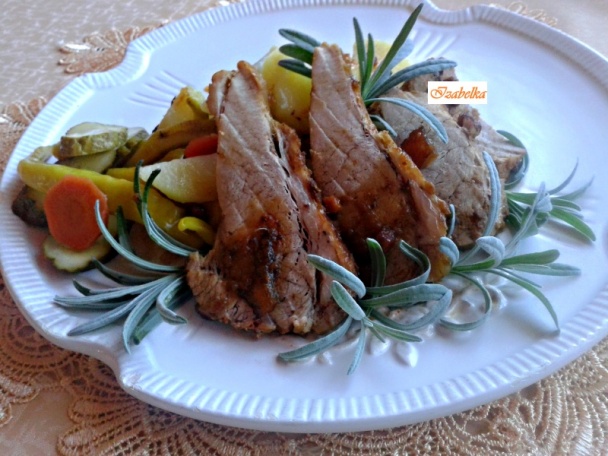 Pečené bravčové pliecko na rozmaríne (fotorecept) - obrázok 10