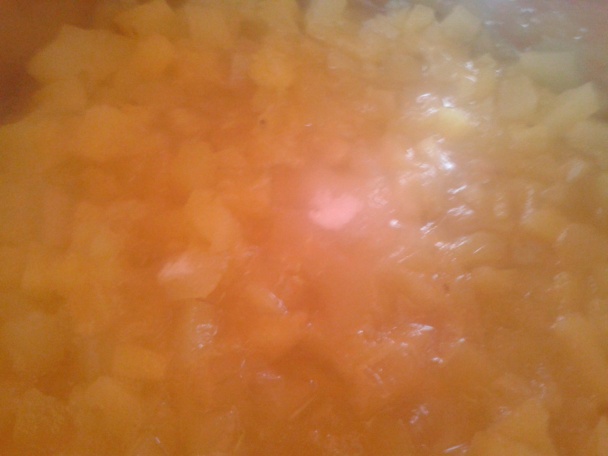 Tekvicovo-ananásovo-pomarančový džem s rumom a orechmi (fotorecept) - obrázok 7