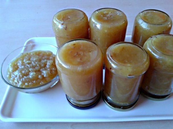 Tekvicovo-ananásovo-pomarančový džem s rumom a orechmi (fotorecept) - obrázok 11