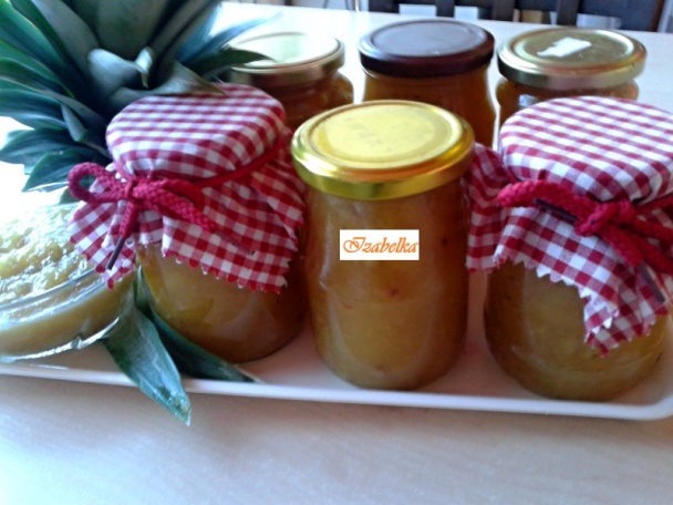 Tekvicovo-ananásovo-pomarančový džem s rumom a orechmi (fotorecept) - obrázok 12