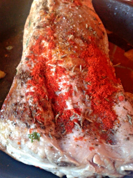 Pečený bravčový bôčik plnený údenou klobásou (fotorecept) - obrázok 9