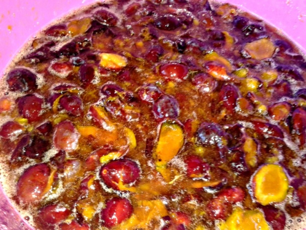 Slivkový džem s kakaom a mandľovými lupienkami (fotorecept) - obrázok 1