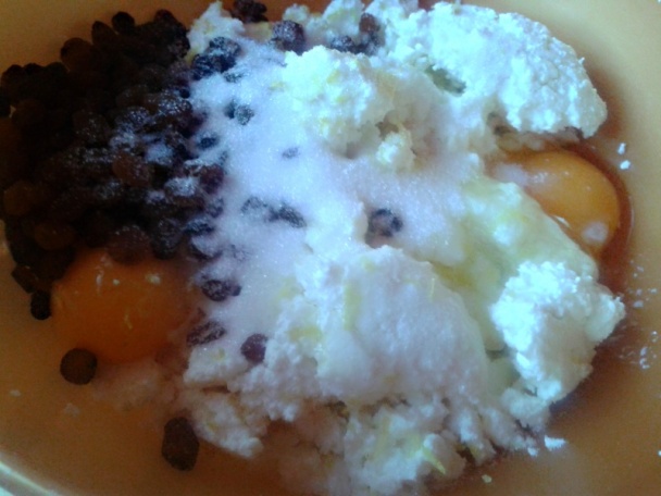 Strúhaný krehký tvarohovo-jablkový koláč (fotorecept) - obrázok 3