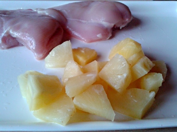 Kuracie prsia plnené ananásom s hrozienkovou ryžou (fotorecept) - obrázok 2