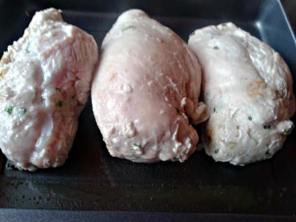 Kuracie prsia plnené ananásom s hrozienkovou ryžou (fotorecept) - obrázok 6