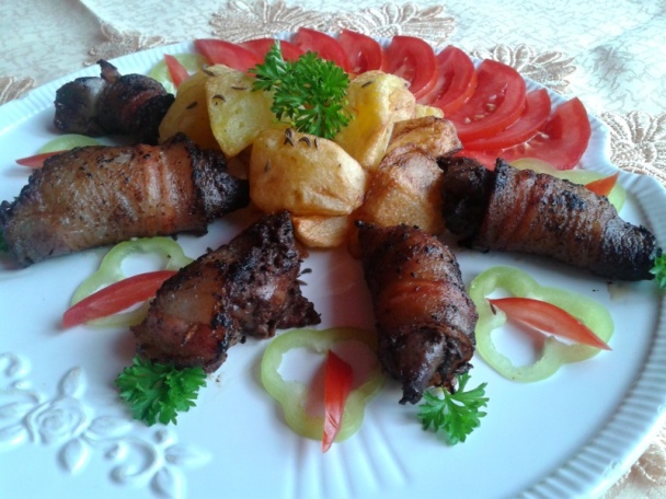 Kuracie pečienky v slaninovom kožúšku (fotorecept) - obrázok 5