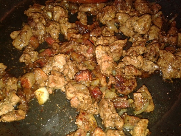 Tekvicové placky so slaninou, pečienkami a syrom (fotorecept) - obrázok 5