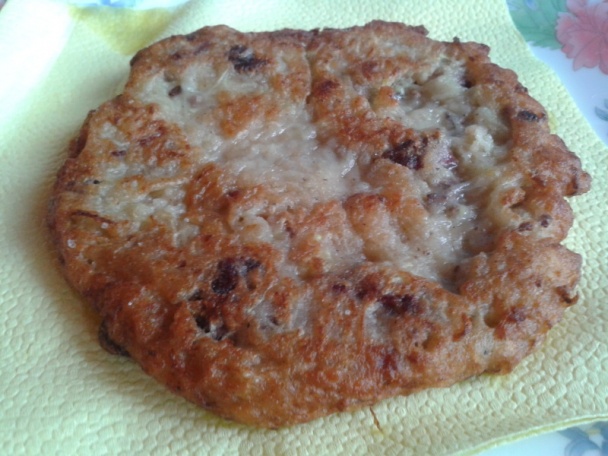 Tekvicové placky so slaninou, pečienkami a syrom (fotorecept) - obrázok 9