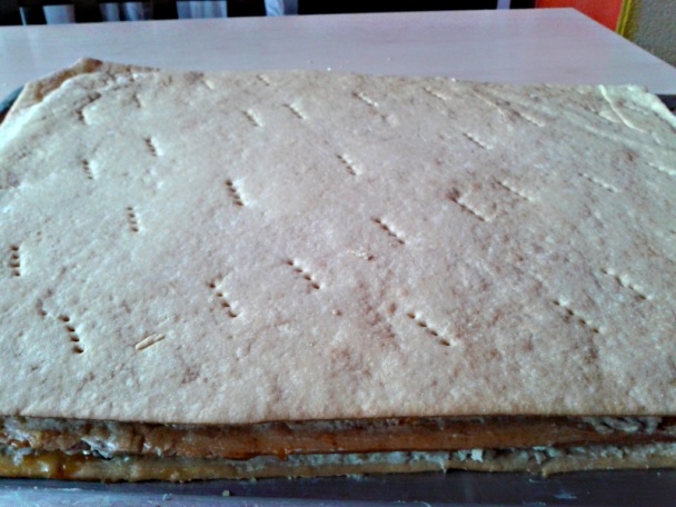 Medové rezy s orechovým krémom (fotorecept) - obrázok 11