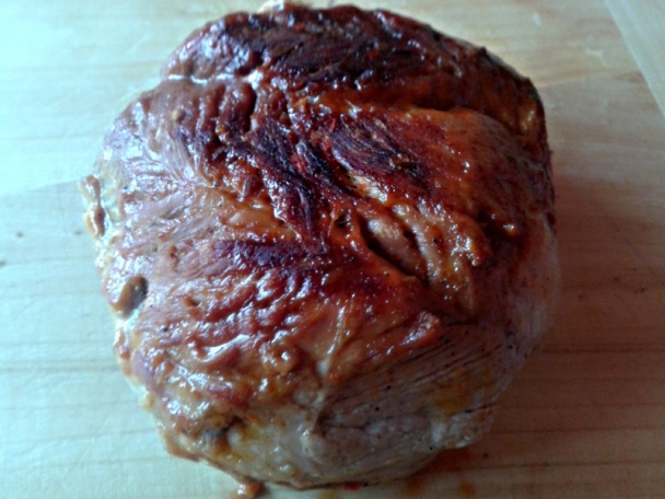 Pečené bravčové pliecko na slanine s lečom a zemiakovým knedlíkom (fotorecept) - obrázok 6