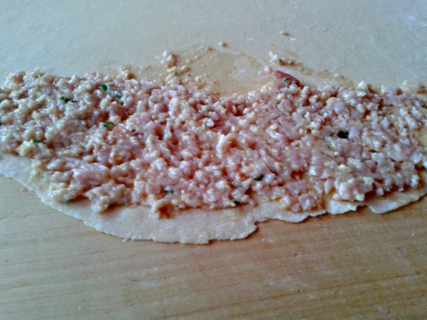 Uzlíky plnené šunkou s bryndzou a slaninkou (fotorecept) - obrázok 6