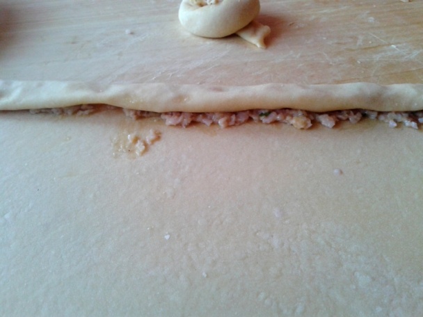 Uzlíky plnené šunkou s bryndzou a slaninkou (fotorecept) - obrázok 8