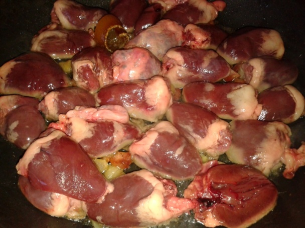 Morčacie srdiečka na červenom víne (fotorecept) - obrázok 4