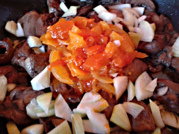 Morčacie srdiečka na červenom víne (fotorecept) - obrázok 5