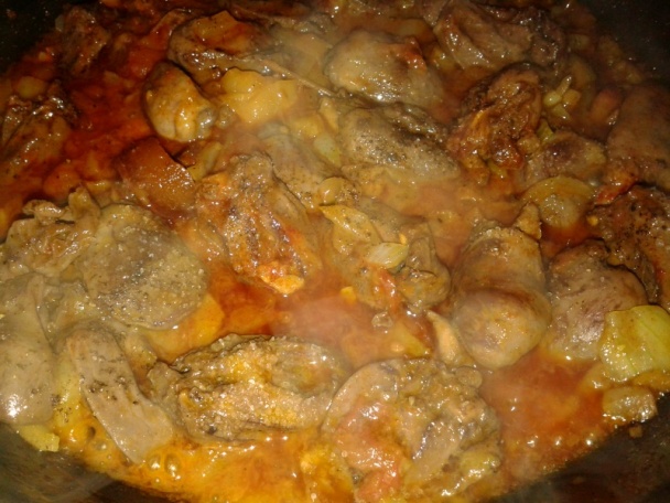 Morčacie srdiečka na červenom víne (fotorecept) - obrázok 6