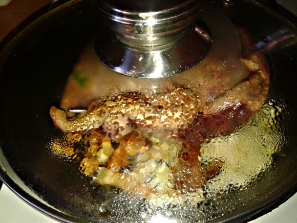 Bravčová pečeň plnená šunkou, syrom a kapiou (fotorecept) - obrázok 9