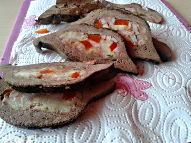 Bravčová pečeň plnená šunkou, syrom a kapiou (fotorecept) - obrázok 12