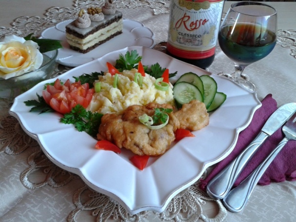 Vyprážaná bravčová pečeň v mandľovom cestíčku (fotorecept) - obrázok 7