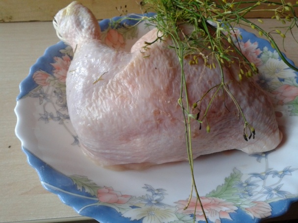 Plnené kuracie stehno bryndzou a kôprom (fotorecept) - obrázok 1