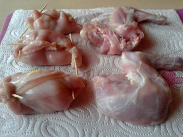 Králičie beháky na póre a bielom víne (fotorecept) - obrázok 2