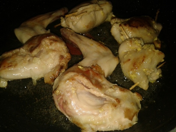 Králičie beháky na póre a bielom víne (fotorecept) - obrázok 3