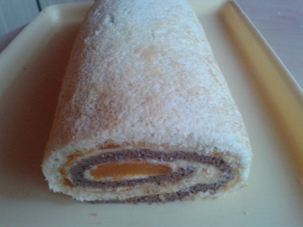 Dvojfarebná roláda s marhuľovou plnkou (fotorecept) - obrázok 6