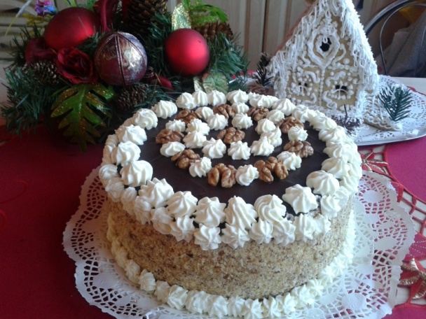 Moja prvá vianočná orechová torta (fotorecept) - obrázok 11