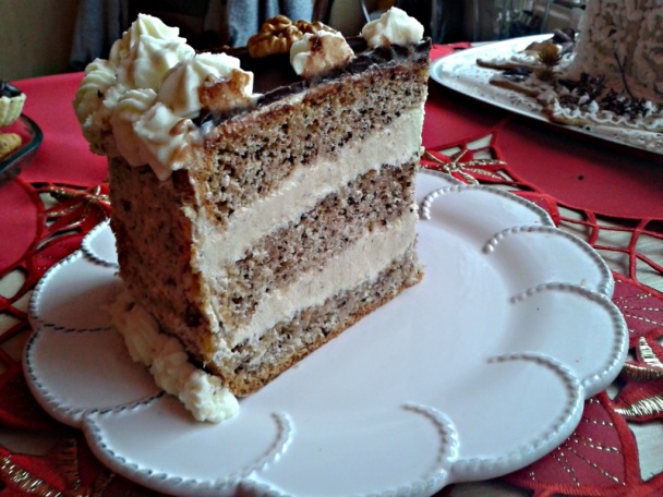 Moja prvá vianočná orechová torta (fotorecept) - obrázok 12