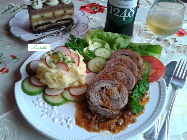 Rolovaná hovädzia slabina v leče (fotorecept) - obrázok 12