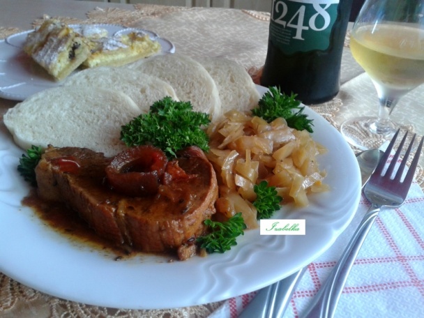 Bravčová pečienka na slanine a bielom víne (fotorecept) - obrázok 4