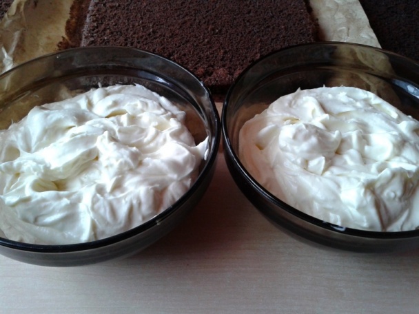Čokoládové rezy s tvarohovo-mascarpone krémom (fotorecept) - obrázok 5