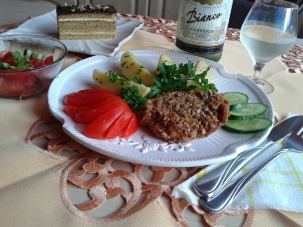 Vyprážané bravčové karé v slnečnicovej kruste (fotorecept) - obrázok 9