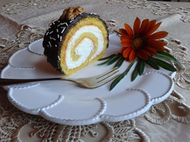 Roláda s tvarohovo-mascarpone krémom (fotorecept) - obrázok 4