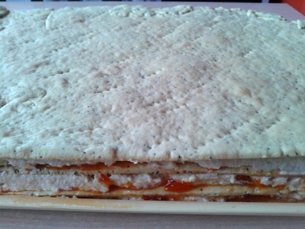 Medovo-makové rezy s citrónovým krémom (fotorecept) - obrázok 10