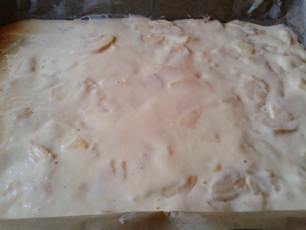 Jablková piškóta s hroznovým lekvárom (fotorecept) - obrázok 5