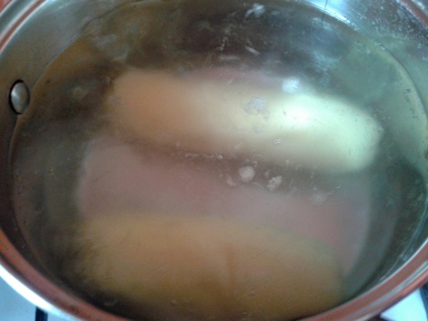 Morčacie srdiečka s hlivou na smotane so zemiakovou knedľou (fotorecept) - obrázok 13