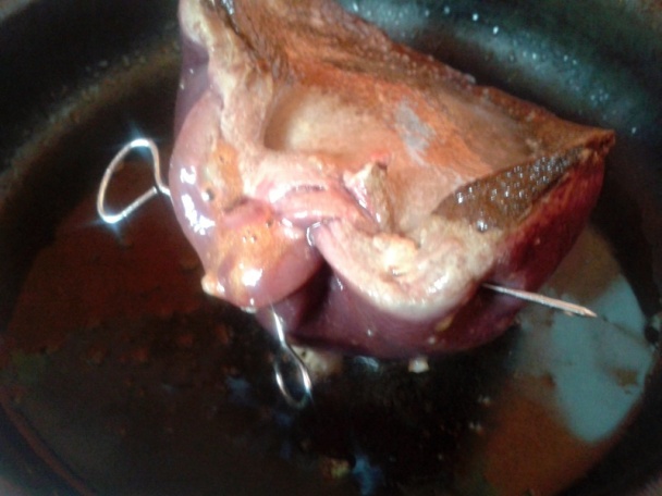 Plnená bravčová pečeň (fotorecept) - obrázok 5