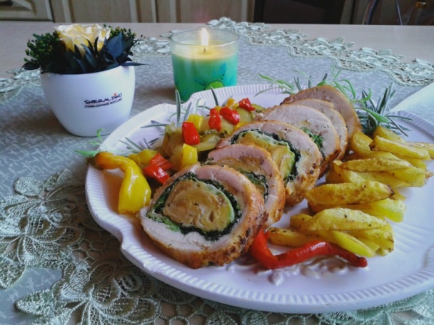 Morčacia roláda s kelovým listom (fotorecept) - obrázok 11