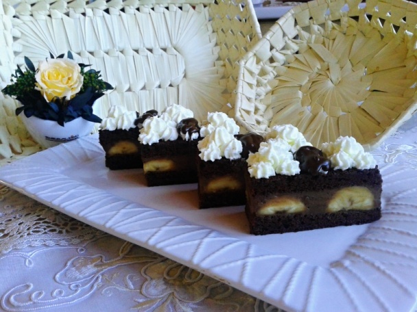 Banánové rezy s parížskou čokoládou a drienkovým lekvárom (fotorecept) - obrázok 11