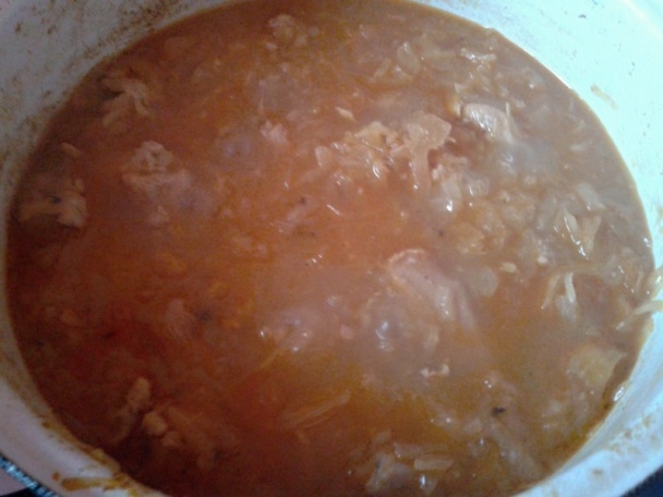 Morčacie stehno v sudovej kapuste na ružovom víne (fotorecept) - obrázok 10