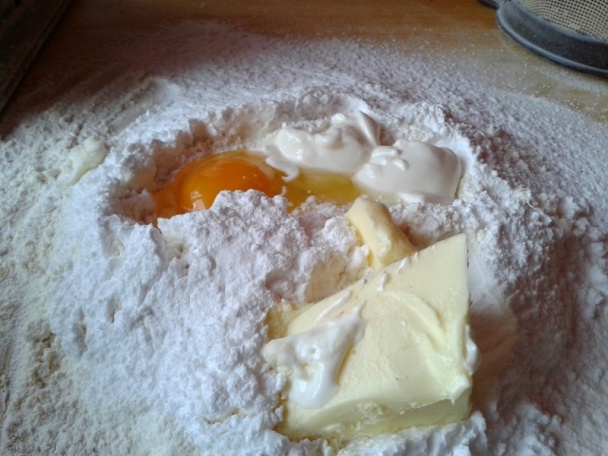 Vianočné tvarohovo-orechové žerbové rezy (fotorecept) - obrázok 1