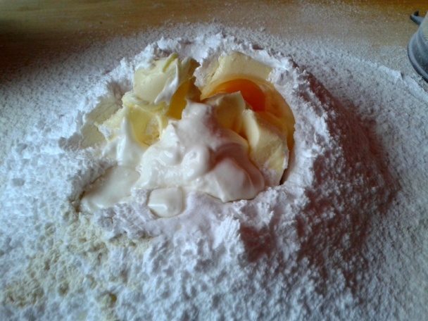 Vianočné tvarohovo-orechové žerbové rezy (fotorecept) - obrázok 2