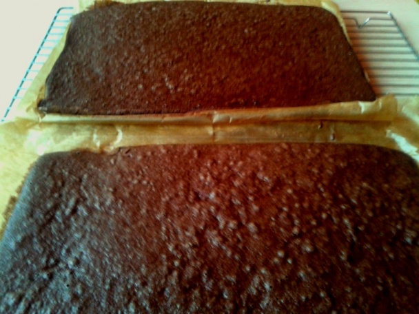 Vianočné čokoládové rezy (fotorecept) - obrázok 2